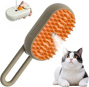 Cat Steam Brush Steamy Dog Brush 3 in 1 Electric Spray Cat Hair Brushes for Massage Pet Grooming Comb Hair Removal Combs