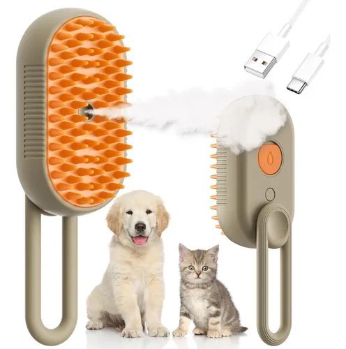 Cat Steam Brush Steamy Dog Brush 3 in 1 Electric Spray Cat Hair Brushes for Massage Pet Grooming Comb Hair Removal Combs