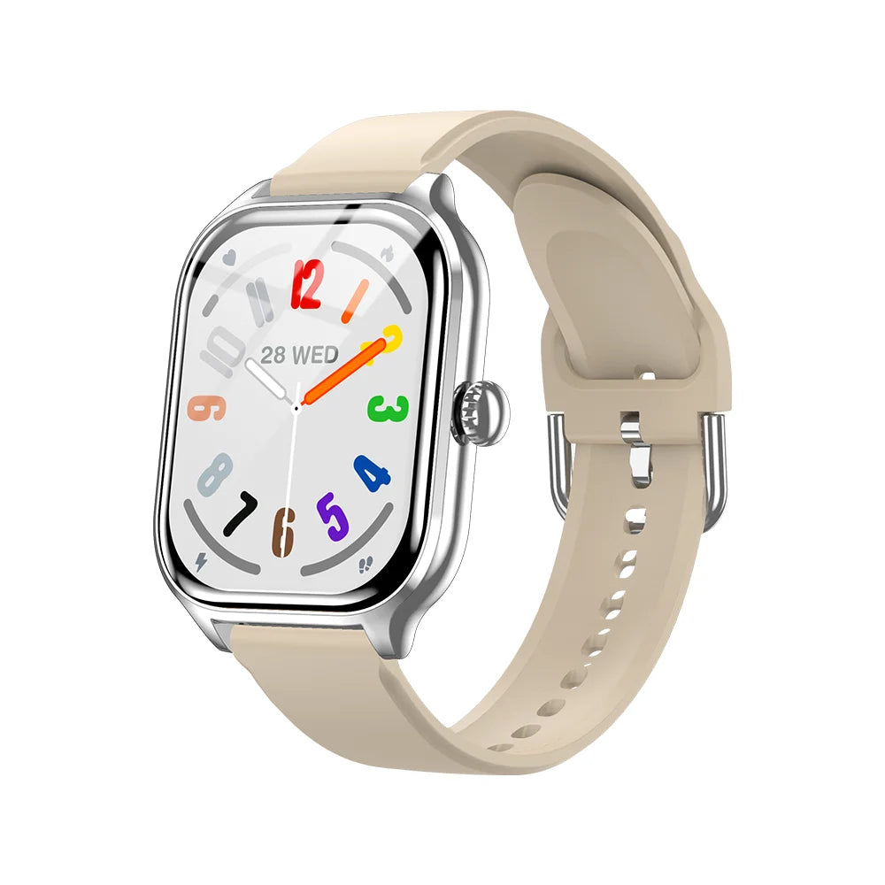 H9 Smart Watch – 2.01" HD Display, Bluetooth Calling, Message Preview, Sports Modes, DIY Dial & Weather for Men and Women