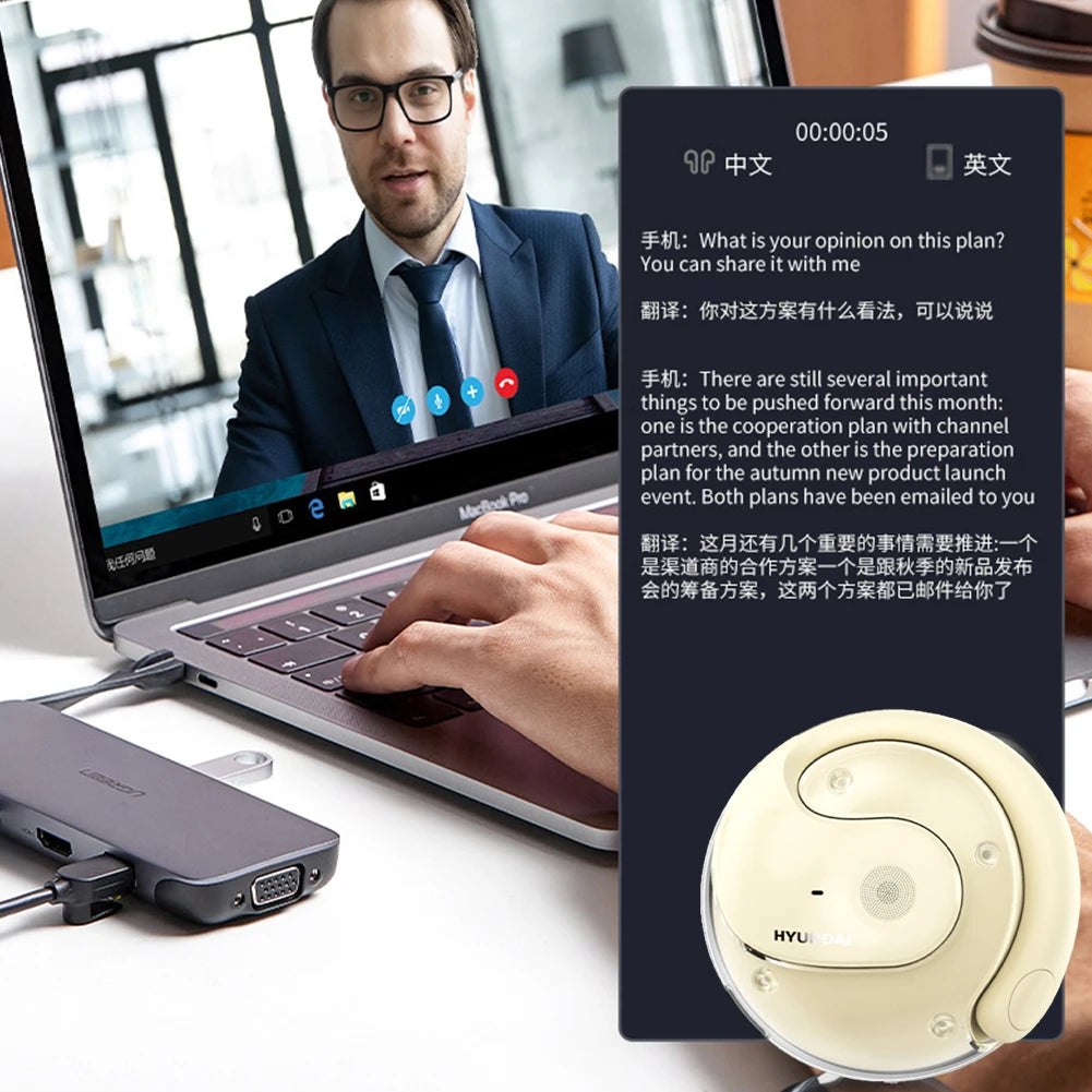 Fones de Ouvido Tradutores Inteligentes com Tradução Simultânea