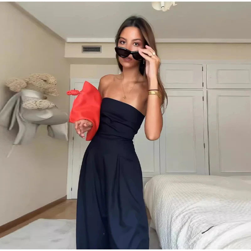 com Foco no Estilo e Praticidade: 💃 "Jumpsuit Feminino Off-Shoulder + Pernas Largas – Ideal para Looks Sensuais e Confortáveis