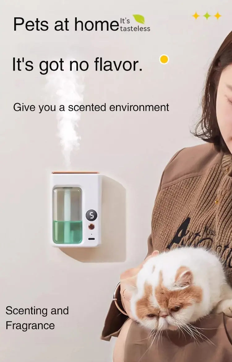 Difusor de Aromaterapia Automático – Névoa Fria com Visor Digital, 5 Modos, Umidificador de Óleo Essencial para Casa, Quarto e Banheiro"