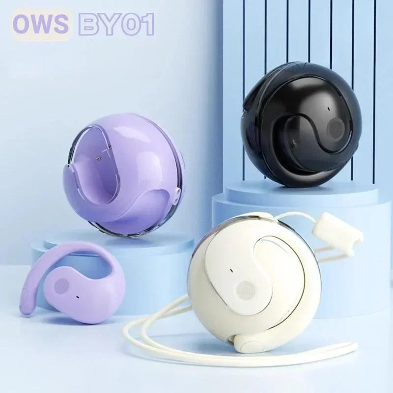 Original BY01 T26 Fones de Ouvido Sem Fio Bluetooth 5.3 OWS – Conecte-se à Liberdade do Som