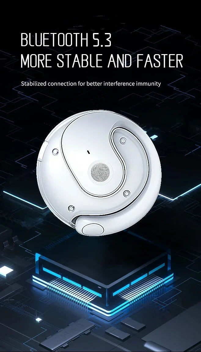 Original BY01 T26 Fones de Ouvido Sem Fio Bluetooth 5.3 OWS – Conecte-se à Liberdade do Som