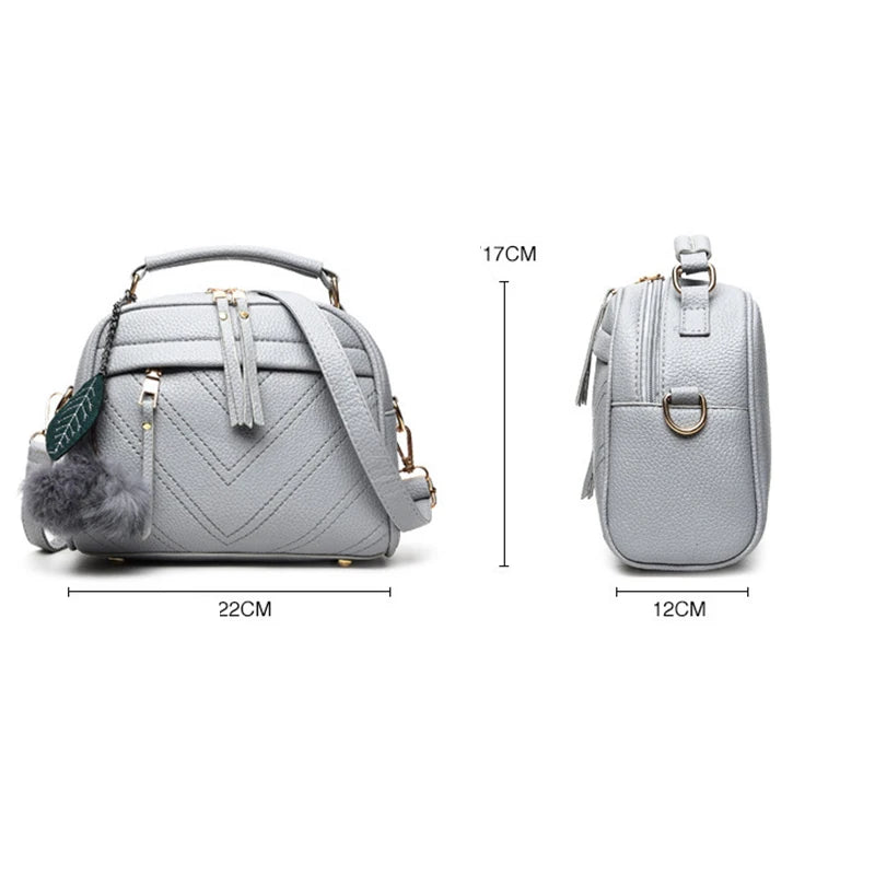 Gusure Luxury Embroidered Handbag – Women's Large Capacity Shoulder & Crossbody Bag with Tassel
