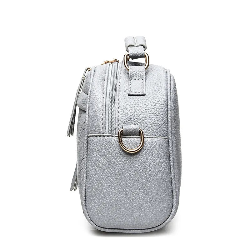 Gusure Luxury Embroidered Handbag – Women's Large Capacity Shoulder & Crossbody Bag with Tassel
