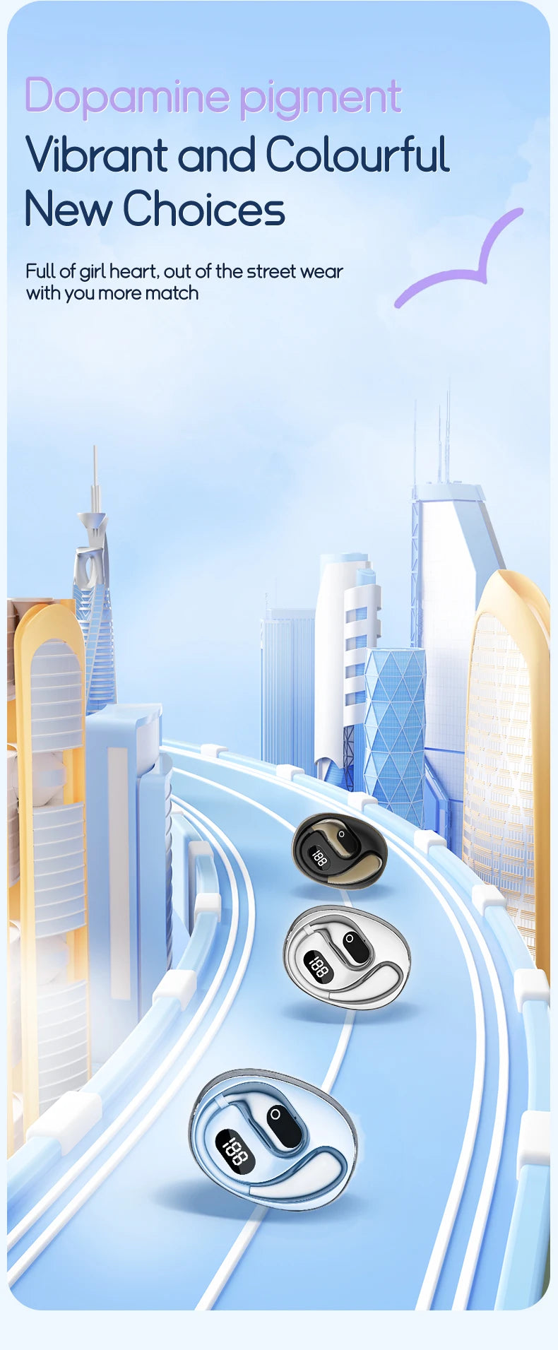 AI Two-Way Real-Time Translator Earbuds – Wireless Bluetooth 5.3 Smart Voice Headphones with 144 Languages & Accents for Travel, Business, and Global Communication