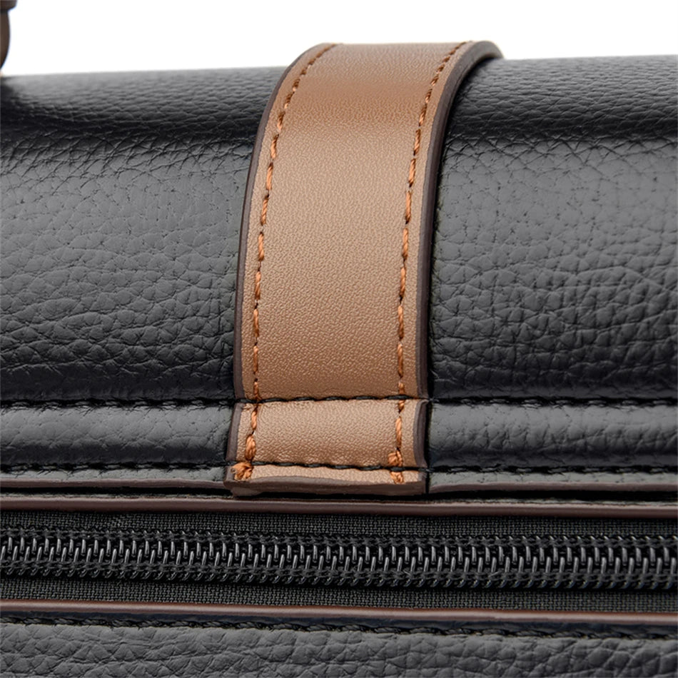Genuine Leather Designer Shoulder Bag – Luxury Crossbody Tote for Women