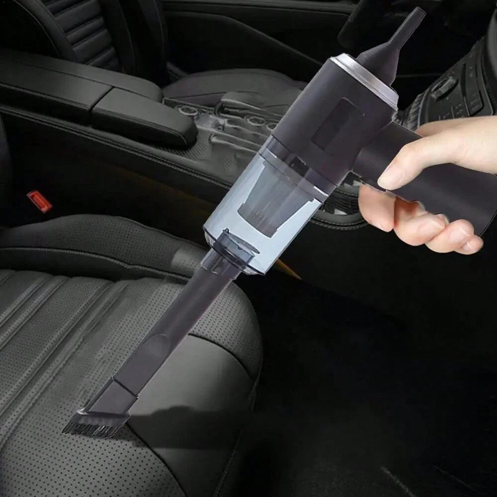 Mini Aspirador Multifuncional – Limpeza Rápida com Sucção e Sopro para Sofá, Carro e Escritório"   *(Foco na versatilidade e usos práticos