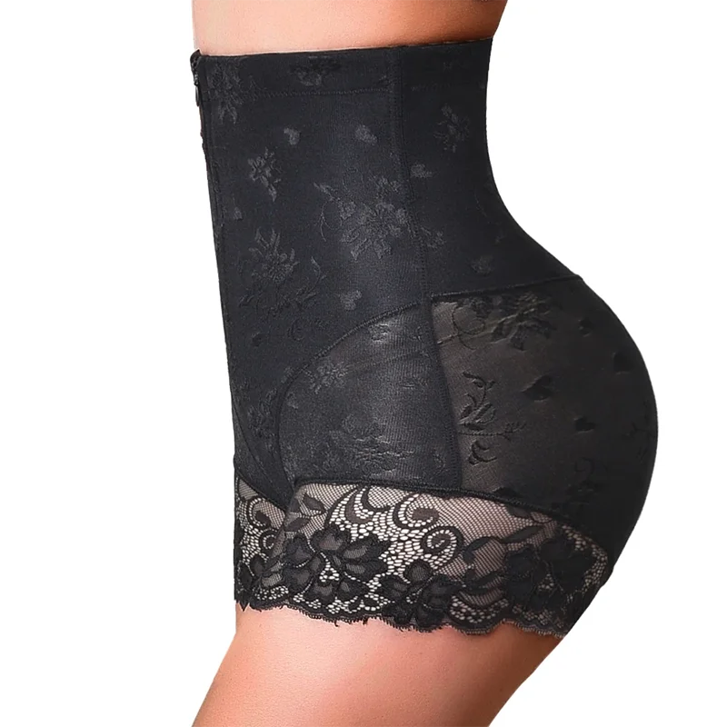 Short & Impactful   > YBFDO Women's High Waist Shaper Shorts with Front Zipper | Tummy Control Shapewear