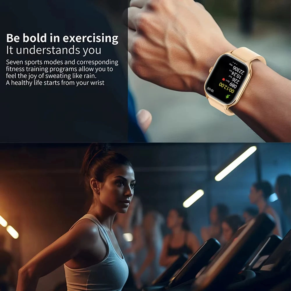 KESHUYOU H9 Pro MAX Smartwatch – 2.01" HD Display, Bluetooth Calling, Message Alerts, Sports Modes for Men and Women